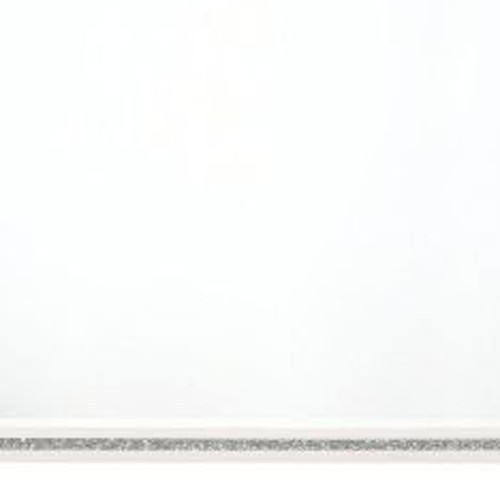 35" White Wood Framed Mounted Dresser Mirror