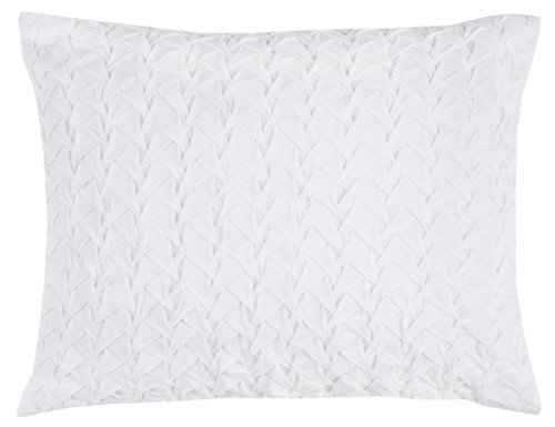 White Geometric Queen Quilt