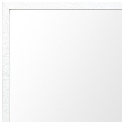 32" White Framed Bathroom Vanity Mirror