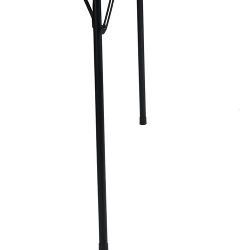 34" Black Wood and Iron Folding Square Dining Table