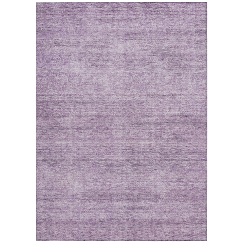 8' X 10' Lavender And Purple Abstract Washable Indoor Outdoor Area Rug