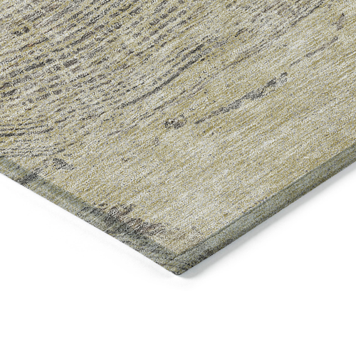 9' X 12' Beige Taupe And Gray Abstract Washable Indoor Outdoor Area Rug