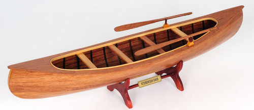 Homeroots Home Decor Authentic Replica Peterborough Canoe, 23.5 Inches, Wooden