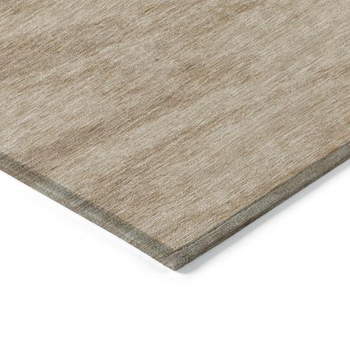 8' X 10' Khaki And Brown Abstract Washable Indoor Outdoor Area Rug
