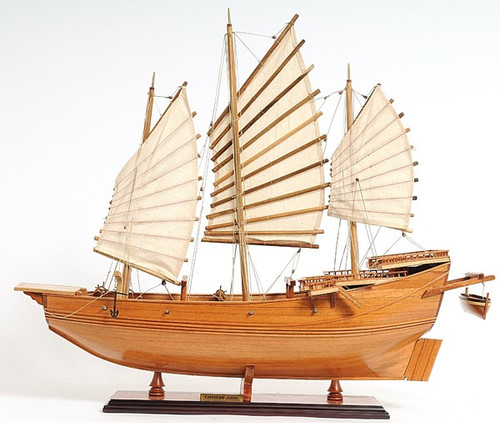 Homeroots Home Decor Chinese Junk Ship Model
