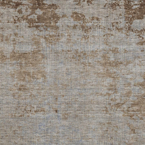 8' X 10' Taupe And Denim Blue Abstract Washable Indoor Outdoor Area Rug