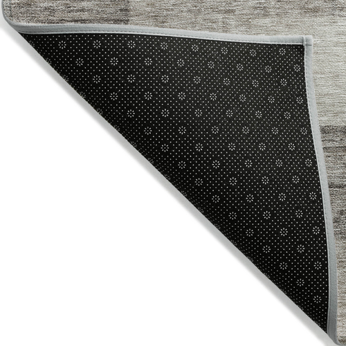 10' X 14' Beige And Gray Geometric Washable Indoor Outdoor Area Rug