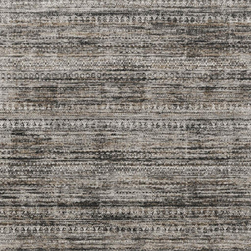 9' X 12' Taupe And Ivory Striped Washable Indoor Outdoor Area Rug - Taupe, Ivory
