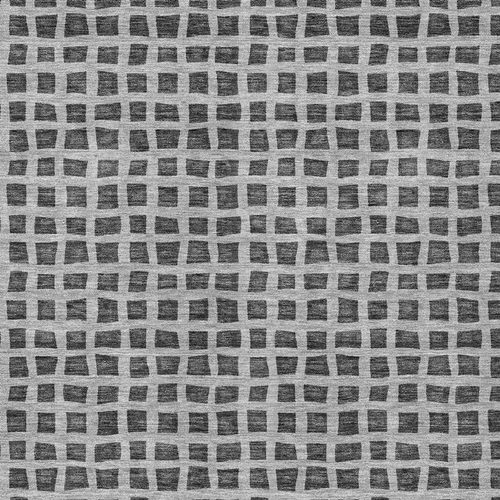 10' X 14' Graphite Gray And Silver Geometric Washable Indoor Outdoor Area Rug