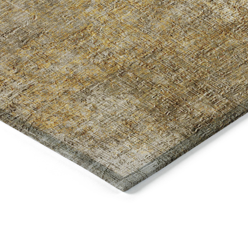 3' X 5' Beige Taupe And Ivory Abstract Washable Indoor Outdoor Area Rug