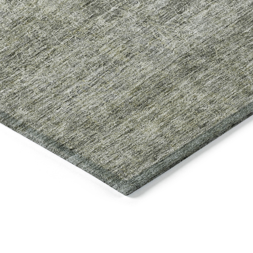 3' X 5' Sage And Ivory Abstract Washable Indoor Outdoor Area Rug