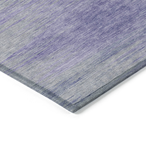 5' X 8' Plum And Purple Abstract Washable Indoor Outdoor Area Rug