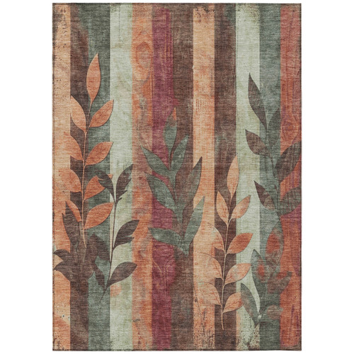 Floral Washable Indoor Outdoor Area Rug