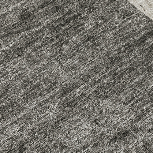 2' X 8' Gray Green and Gold Abstract Washable Non Skid Indoor Outdoor Area Rug