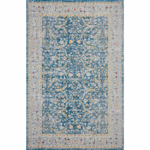 8' X 10' Blue Indoor Outdoor Area Rug