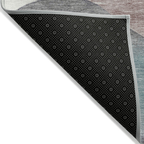 Abstract Washable Indoor Outdoor Area Rug