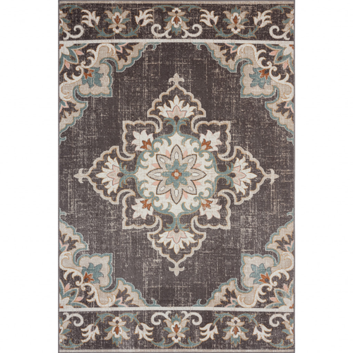 8' X 10' Brown Indoor Outdoor Area Rug