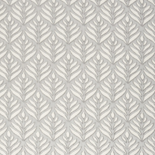 4' X 6' Grey Floral Stain Resistant Non Skid Area Rug