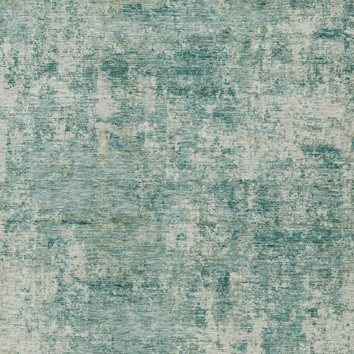 3' X 5' Teal Blue And Beige Abstract Washable Indoor Outdoor Area Rug - Teal Blue, Beige