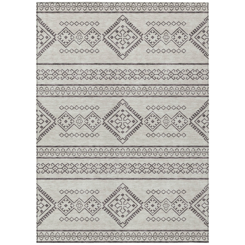 3' X 5' Beige And Brown Southwestern Washable Indoor Outdoor Area Rug