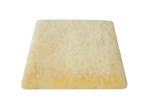 Set Of Two 17" X 17" Cornsilk Linen Solid Color Dining Chair Pad
