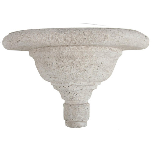 Homeroots Home Decor Torch Shaped Cement Wall Shelf