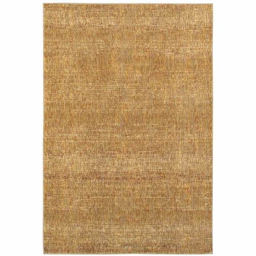 10' X 13' Gold Rust Brown Ivory Purple And Lavender Power Loom Stain Resistant Area Rug
