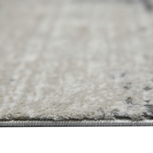 2' X 3' Ivory Beige And Gray Abstract Area Rug