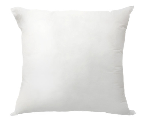 24" X 24" White Polyester Blown Seam Down Pillow Insert