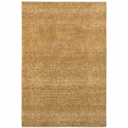 2' X 3' Brown Power Loom Area Rug