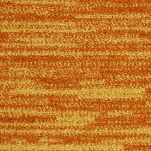18' Orange And Yellow Indoor Outdoor Runner Rug