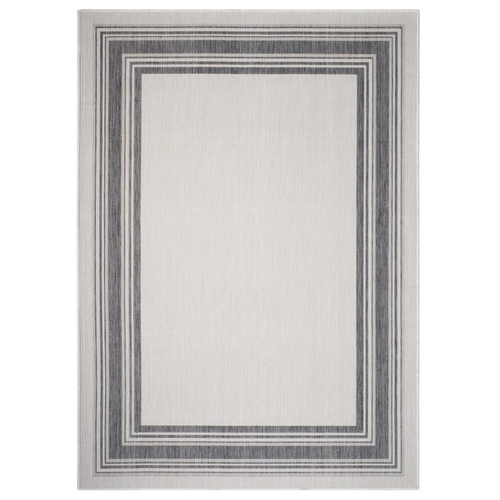 3' X 5' Gray Indoor Outdoor Area Rug