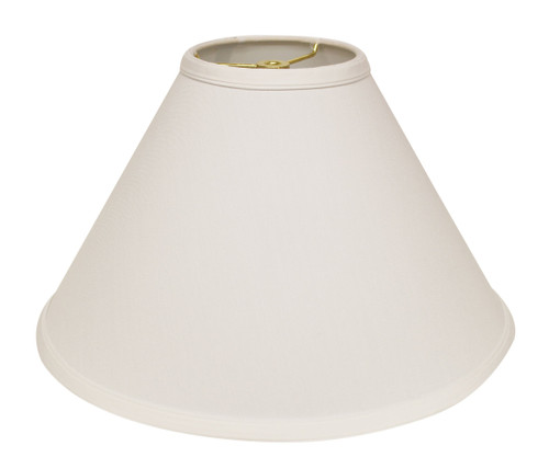 White No Slub Innsbruck Cone Lamp Shade