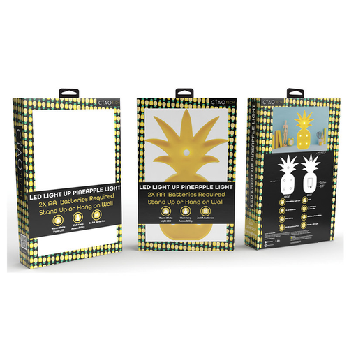 Pineapple Shaped LED Light - Battery Powered - 194162004164