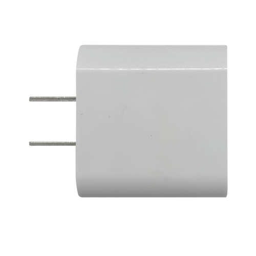Dual port AC charger - Type C & USB - White - 194162004799