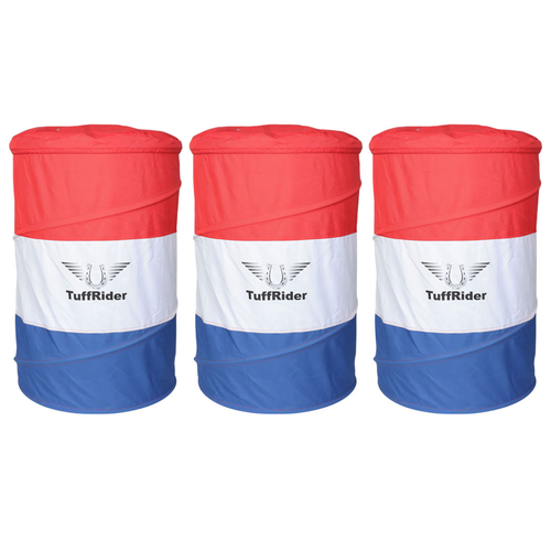 TuffRider Collapsible Barrel Set of 3- Red/White/Blue