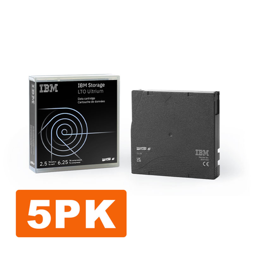 IBM LTO, Ultrium-6, 2.5TB/6.25TB BARIUM FERRITE (BaFe) 