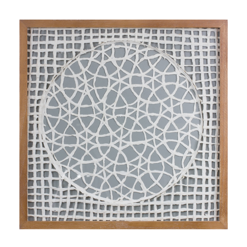 Framed Paper Mache Wall Art