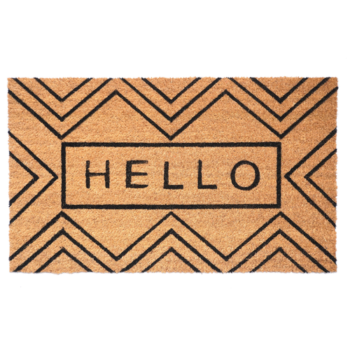 Calloway Mills Chevron Hello Doormat