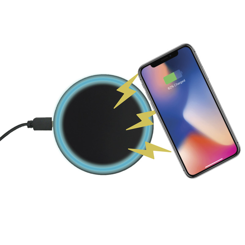 10 Watt Wireless Fast Charging Pad - Black