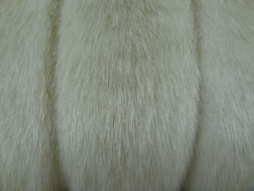 Plutus Lavish Mink Ivory Off White Handmade Luxury Pillow