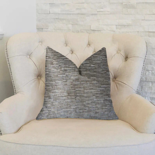 Plutus Montage Beige Luxury Throw Pillow