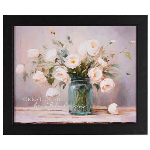 Framed Wall Art Great Is Faithfulness