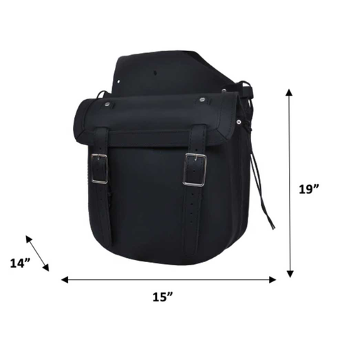 9573.00 - Leather Saddler Bag