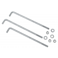 Mutual Industries 7701-0-16 Anchor Bolts