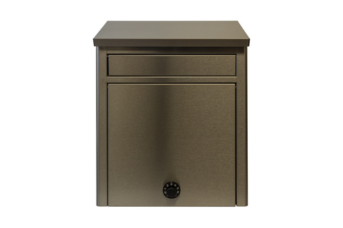 Kalos Stainless Steel Wall Mounted Mailbox With Combo Lock