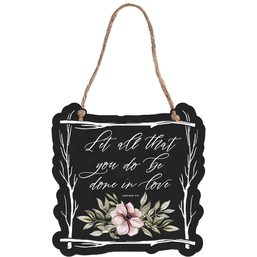 Wall Hanging Metal Twig Frame Let All