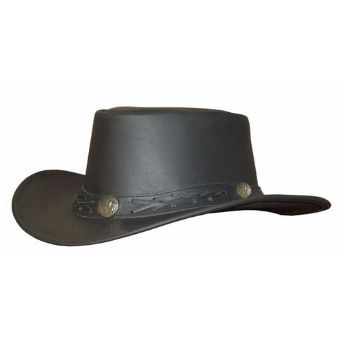 9241.00 - Mens Premium Leather Cowboy Hat