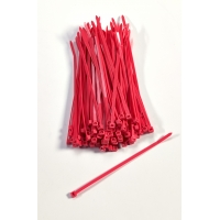 Multi-Purpose Locking Ties, 7 in., Neon