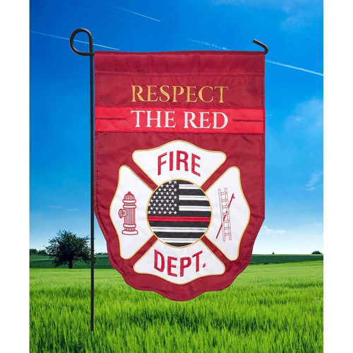 Respect The Double Applique Garden Flag